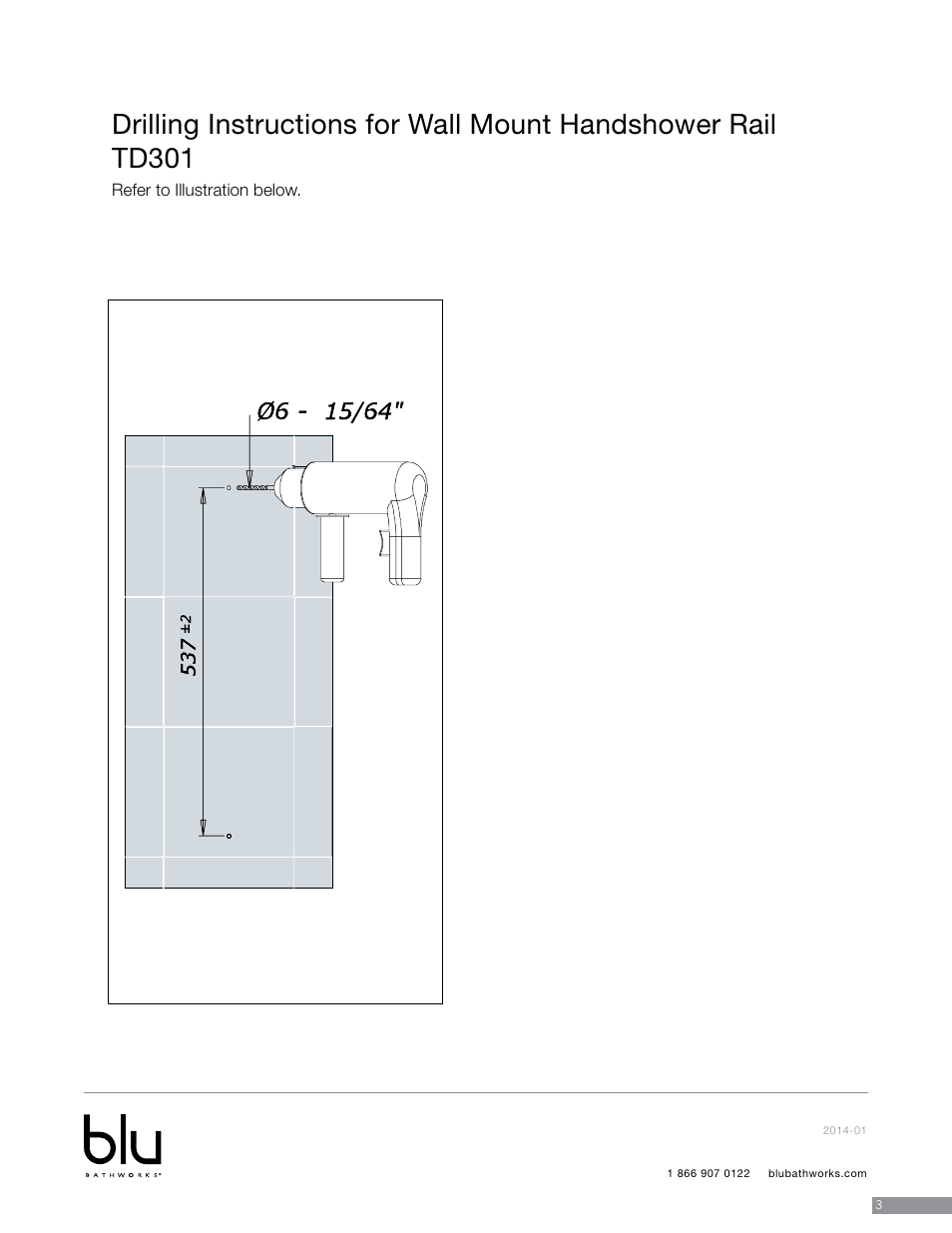 Blu Bathworks TD301 User Manual | Page 4 / 7