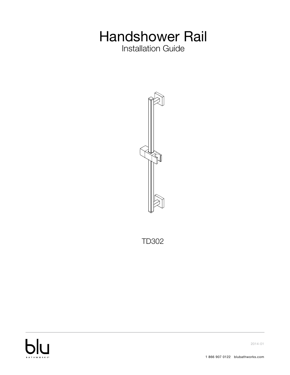 Blu Bathworks TD302 User Manual | 7 pages