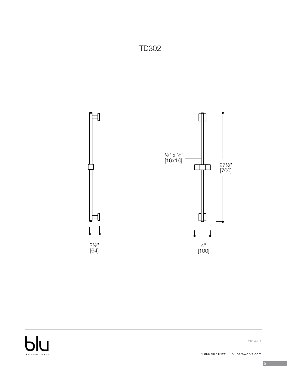 Td302 | Blu Bathworks TD302 User Manual | Page 6 / 7