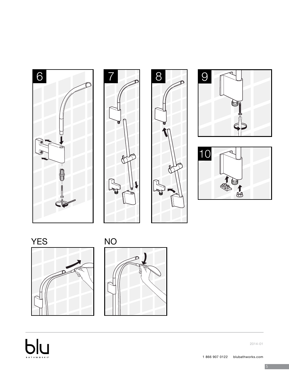 Blu Bathworks TD303 User Manual | Page 6 / 8