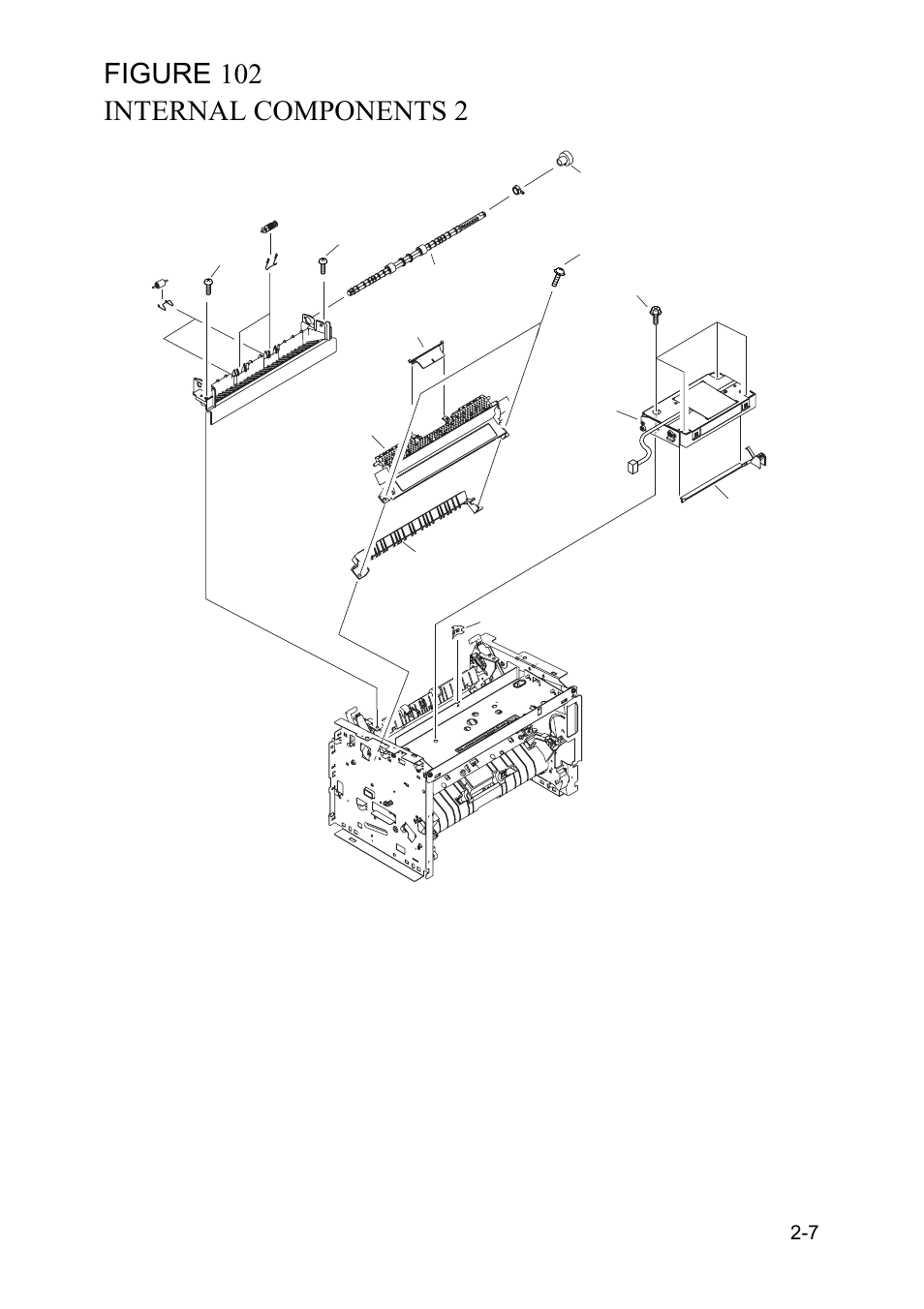 Figure 102, Internal components 2 -7, Internal components 2 -10 | Figure 102 internal components 2 | Canon 5730 User Manual | Page 19 / 40