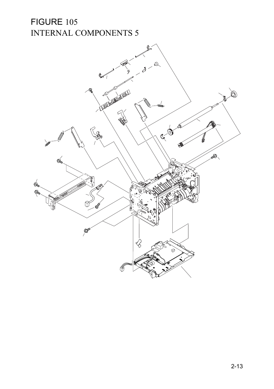 Figure 105, Internal components 5 -13, Internal components 5 -19 | Figure 105 internal components 5 | Canon 5730 User Manual | Page 25 / 40