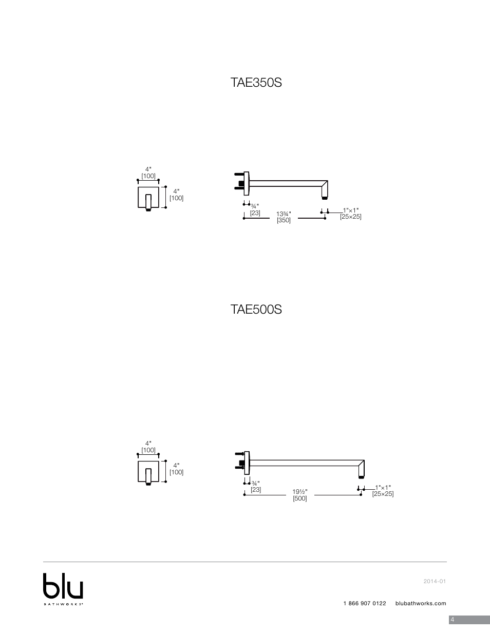 Blu Bathworks TAE350R User Manual | Page 5 / 6