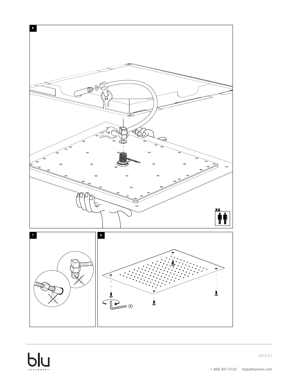 Blu Bathworks TE702 User Manual | Page 5 / 9