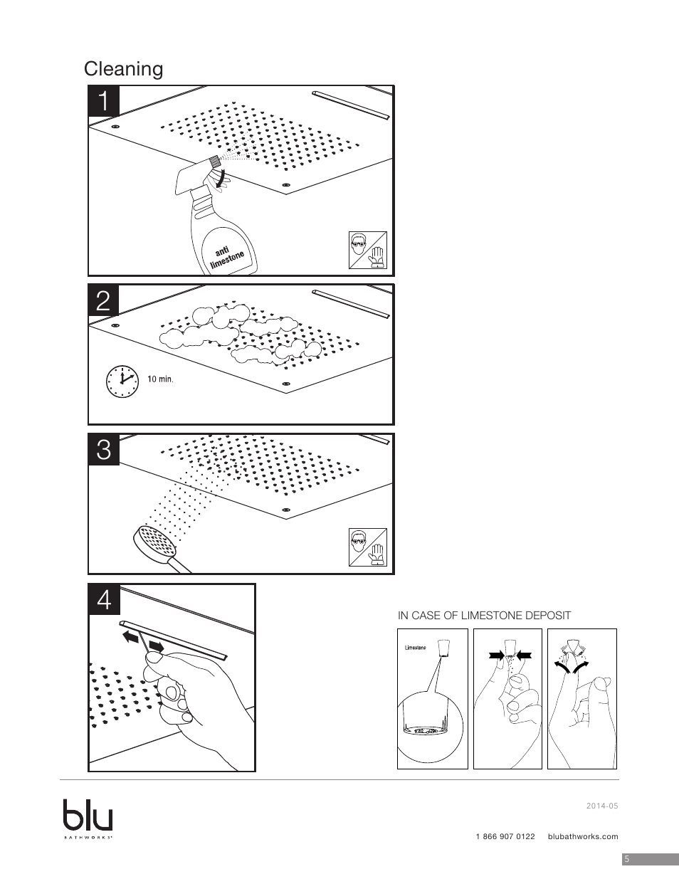 Blu Bathworks TE704 User Manual | Page 6 / 8