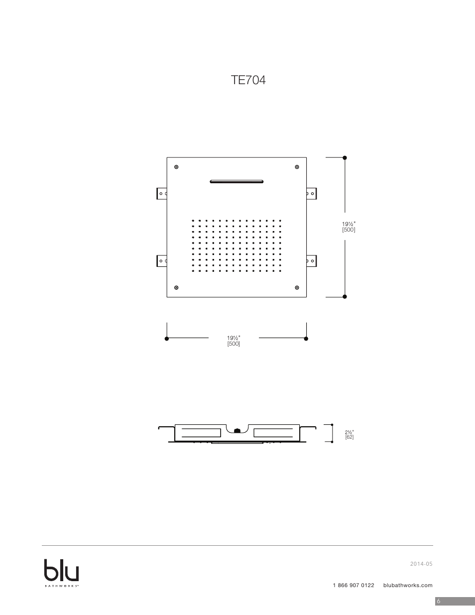 Te704 | Blu Bathworks TE704 User Manual | Page 7 / 8