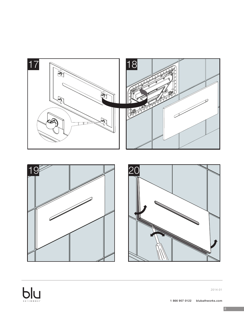 Blu Bathworks TE780 User Manual | Page 9 / 12