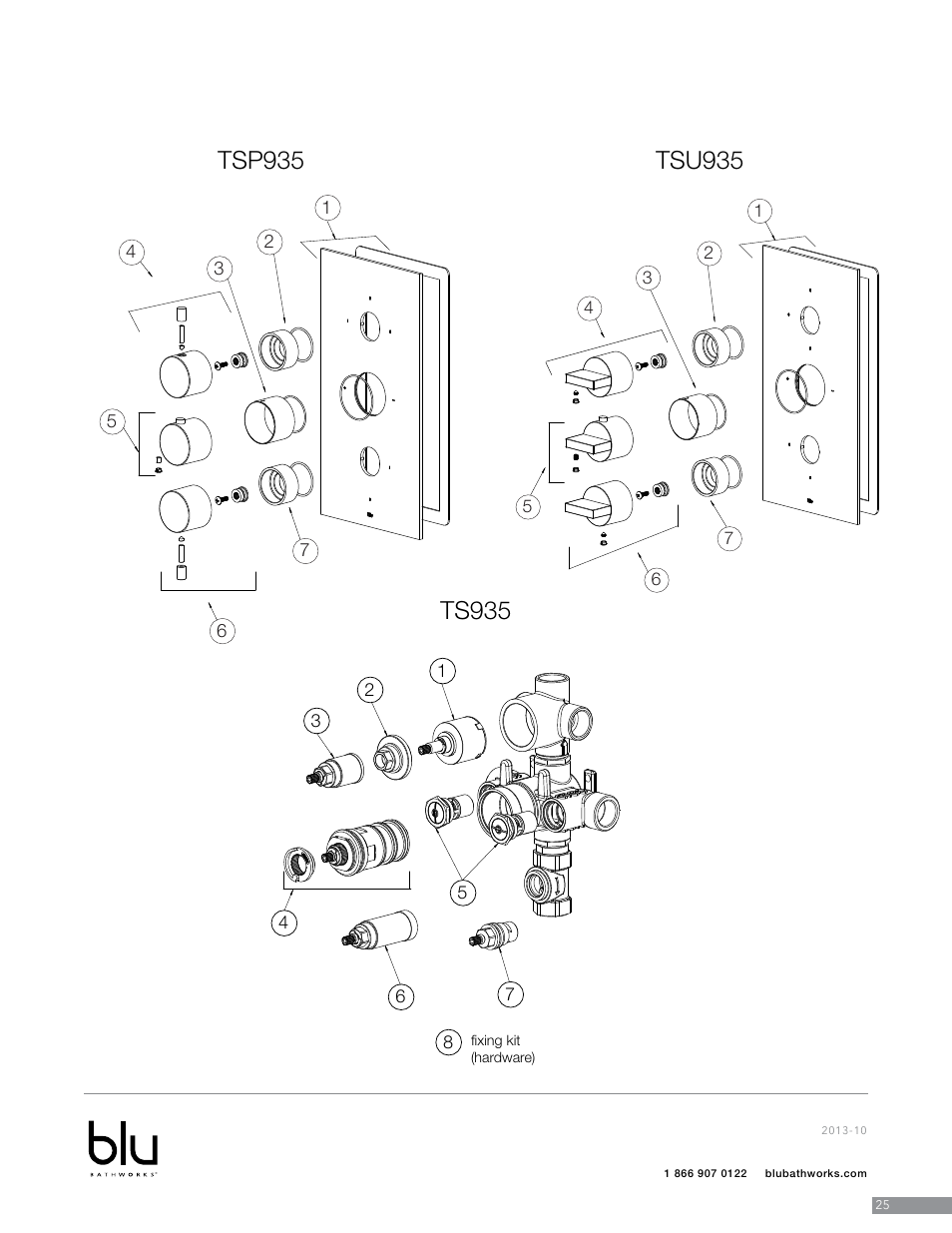 Blu Bathworks TSP922 User Manual | Page 26 / 28