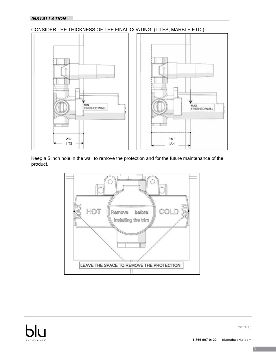 Blu Bathworks TSP922 User Manual | Page 4 / 28