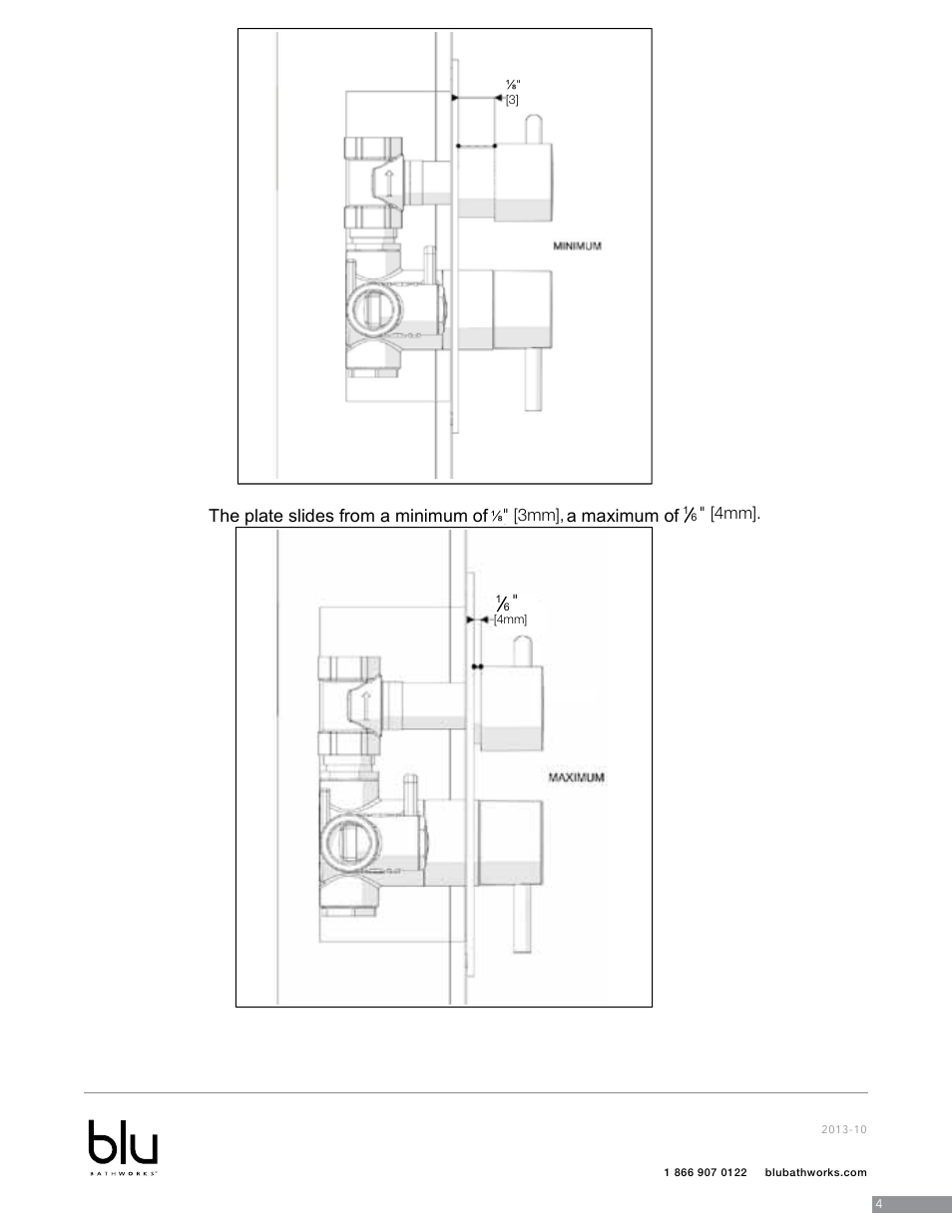 Blu Bathworks TSP922 User Manual | Page 5 / 28