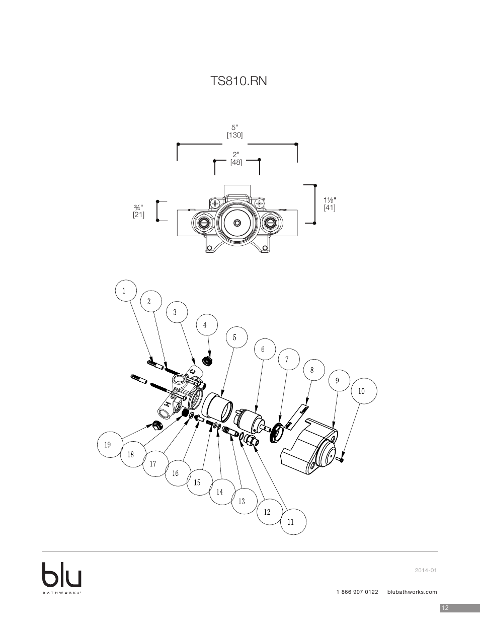 Ts810.rn | Blu Bathworks TSP811S User Manual | Page 13 / 15