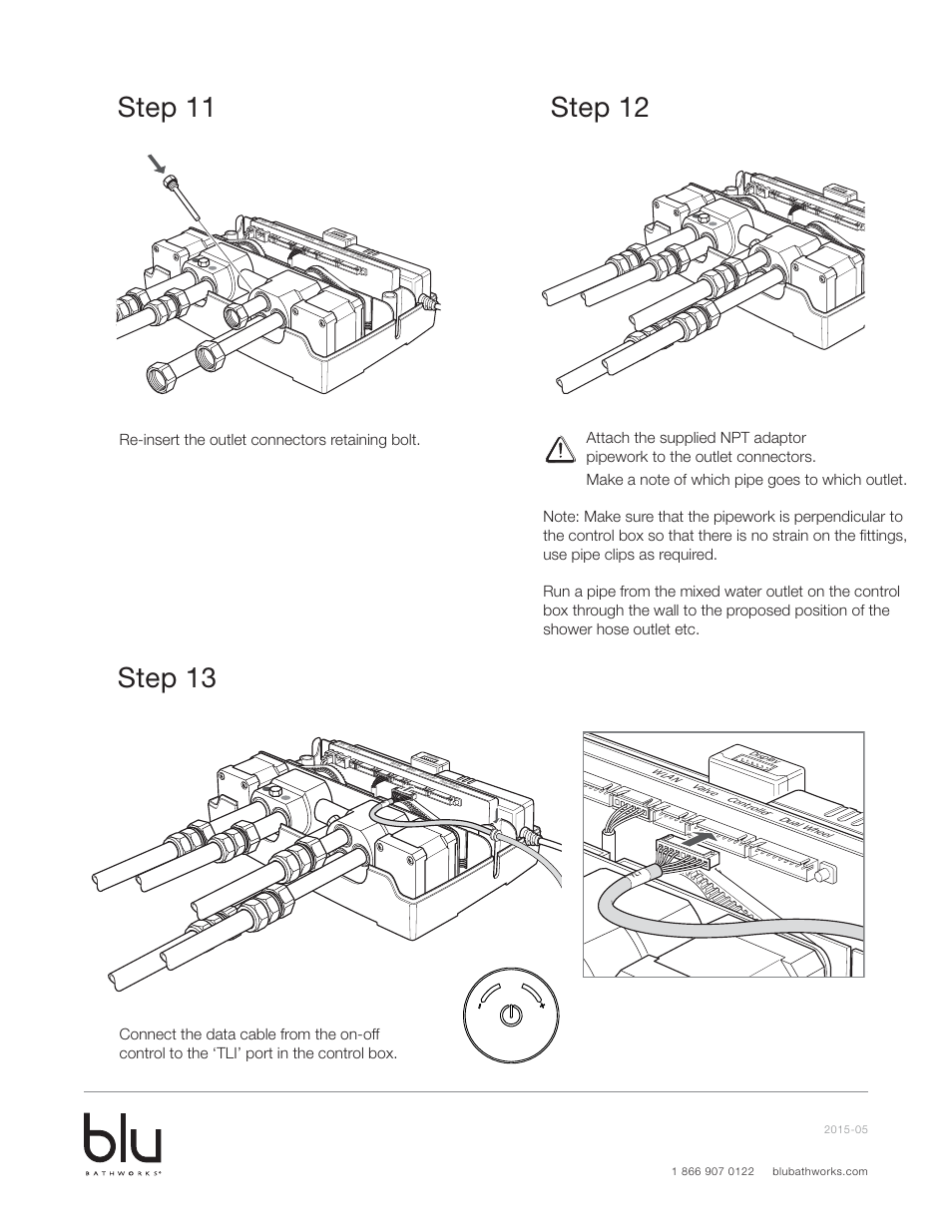 Blu Bathworks TEE300 User Manual | Page 12 / 15