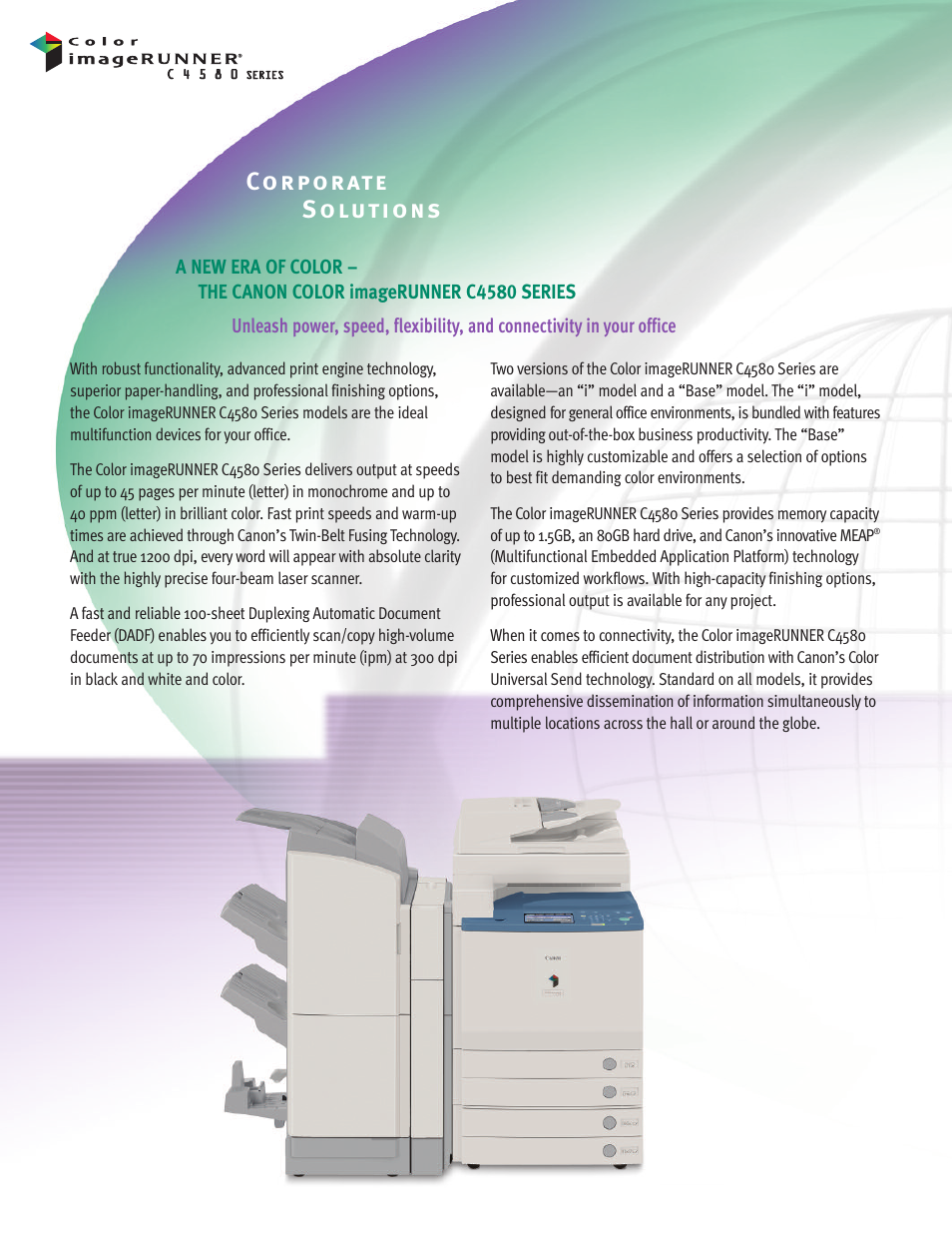 Canon C4580 Series User Manual | Page 2 / 12