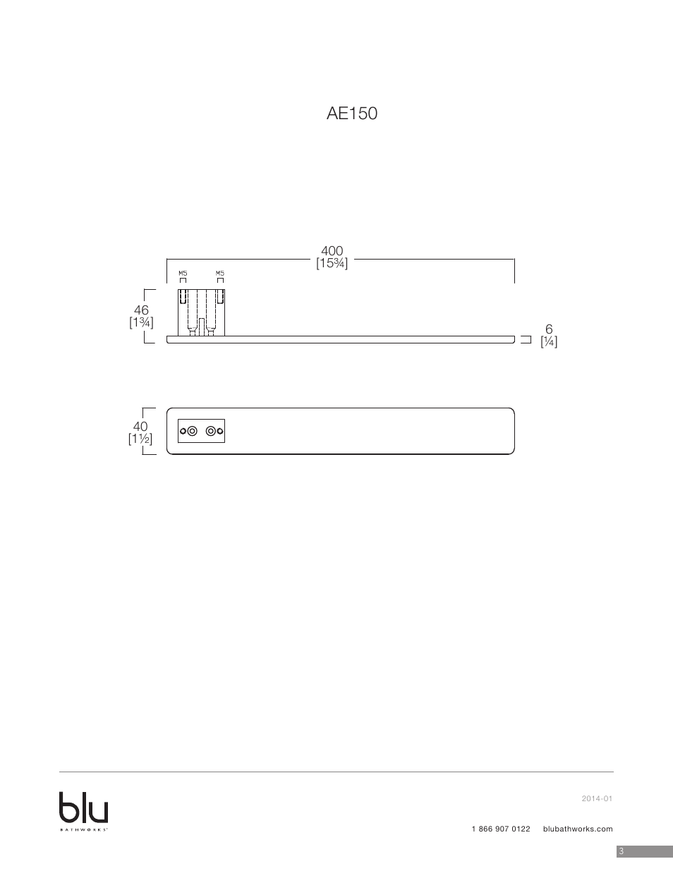 Ae150 | Blu Bathworks AE150 User Manual | Page 4 / 5