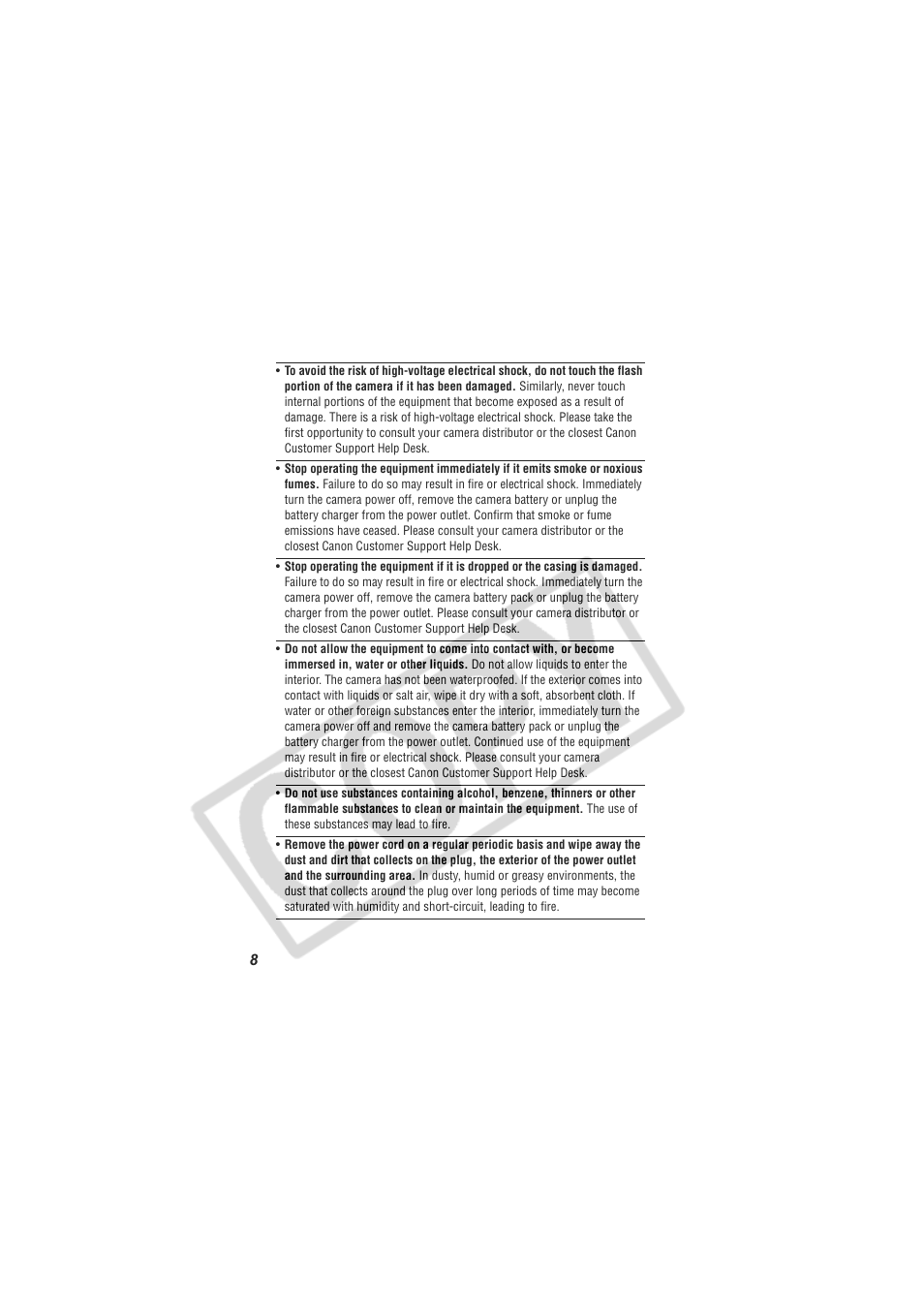 Canon CDI-E154-010 User Manual | Page 10 / 163