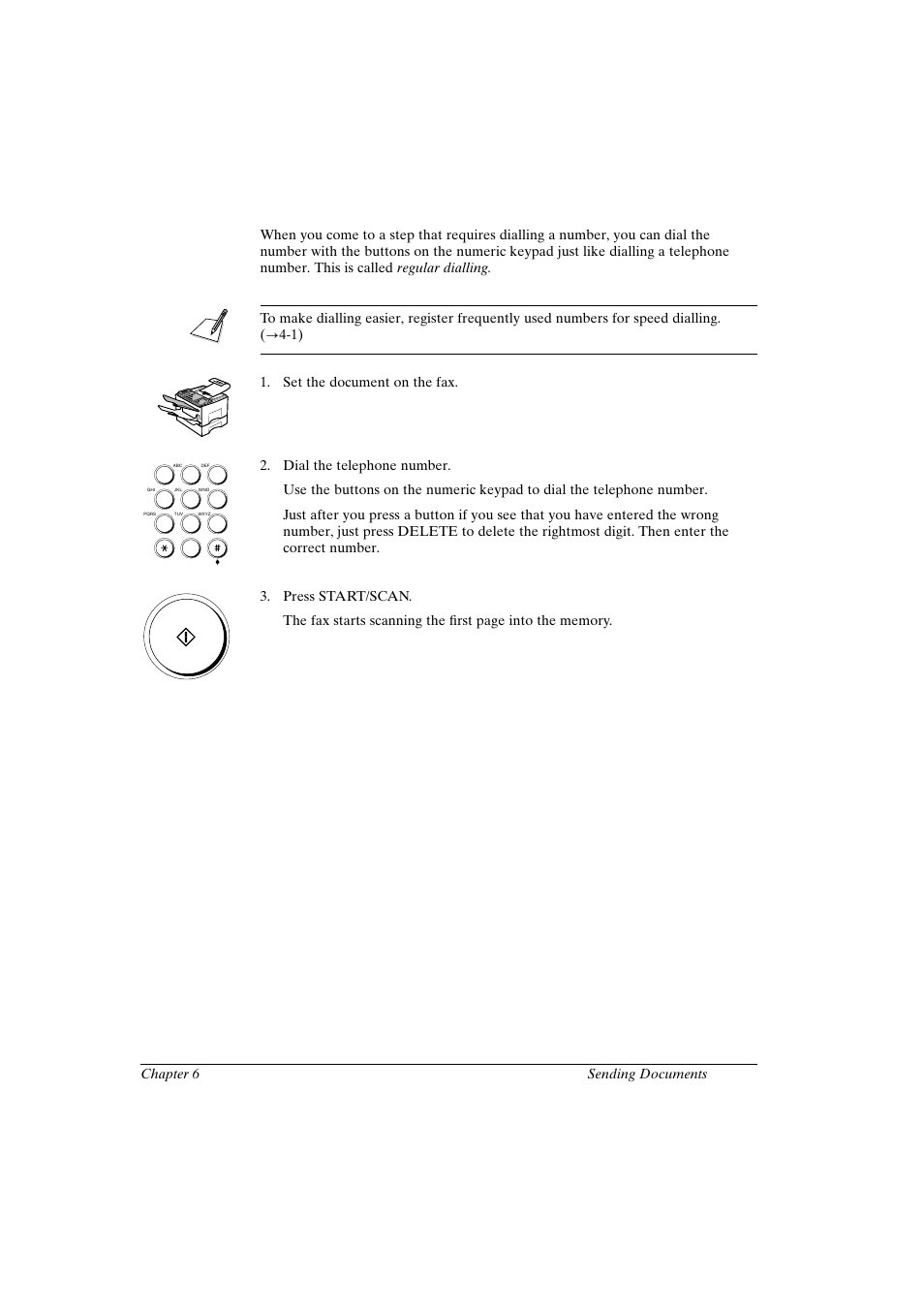 Using regular dialling, Canon fax-l800 user’s guide english | Canon FAX-L800 User Manual | Page 109 / 370