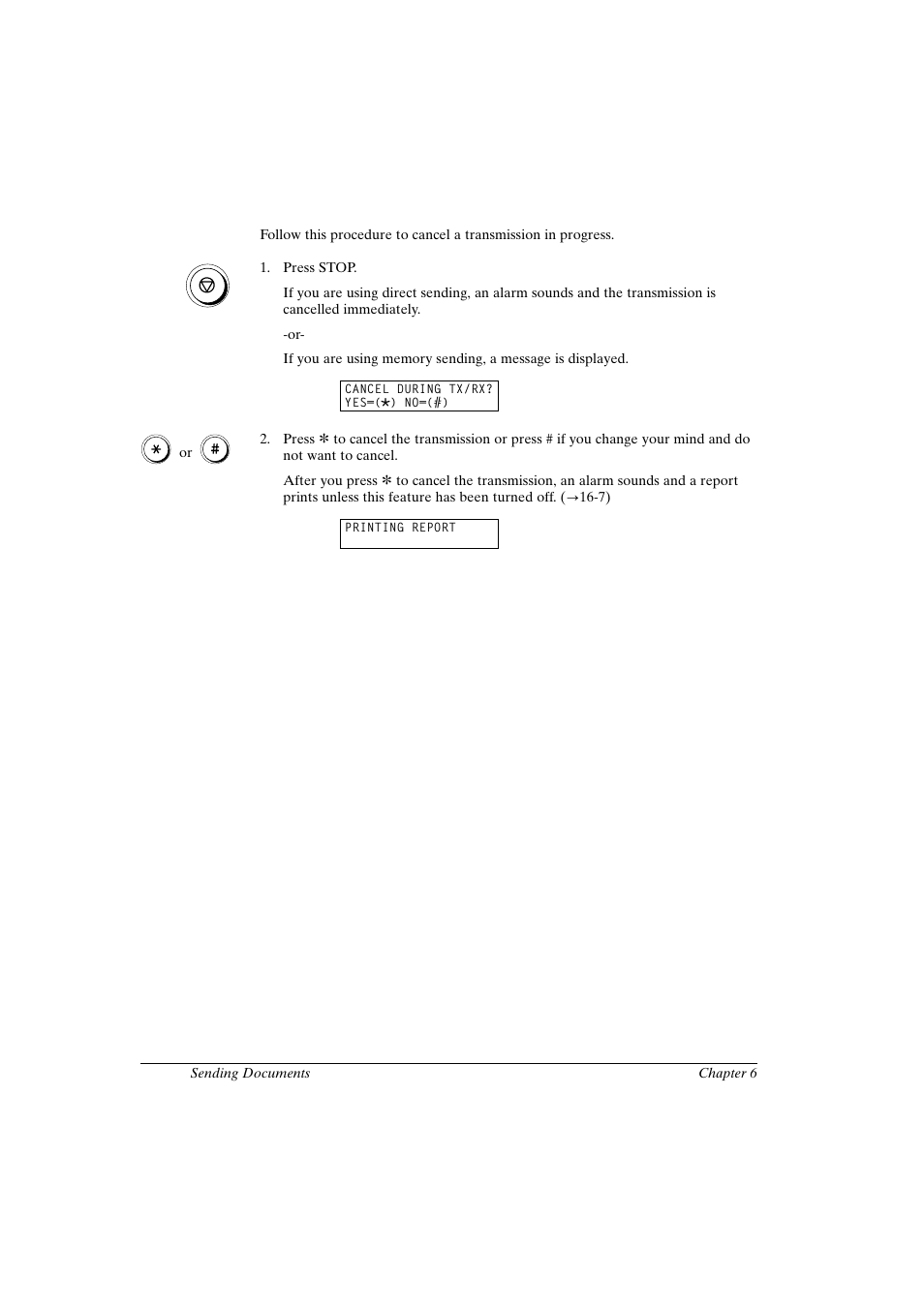 Cancelling sending a document | Canon FAX-L800 User Manual | Page 110 / 370