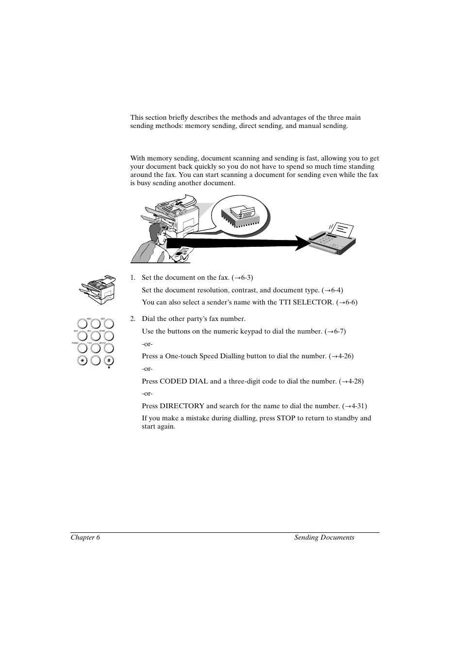 Overview of sending methods | Canon FAX-L800 User Manual | Page 113 / 370