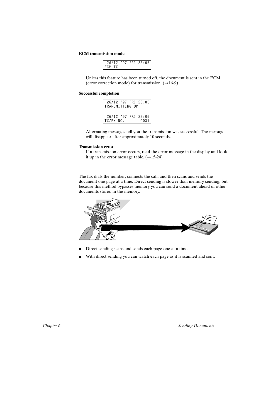 Direct sending | Canon FAX-L800 User Manual | Page 115 / 370