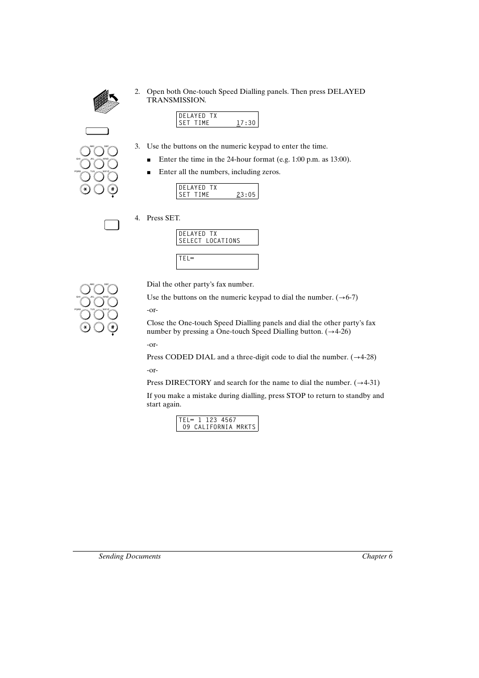 Canon fax-l800 user’s guide english, Press set | Canon FAX-L800 User Manual | Page 124 / 370