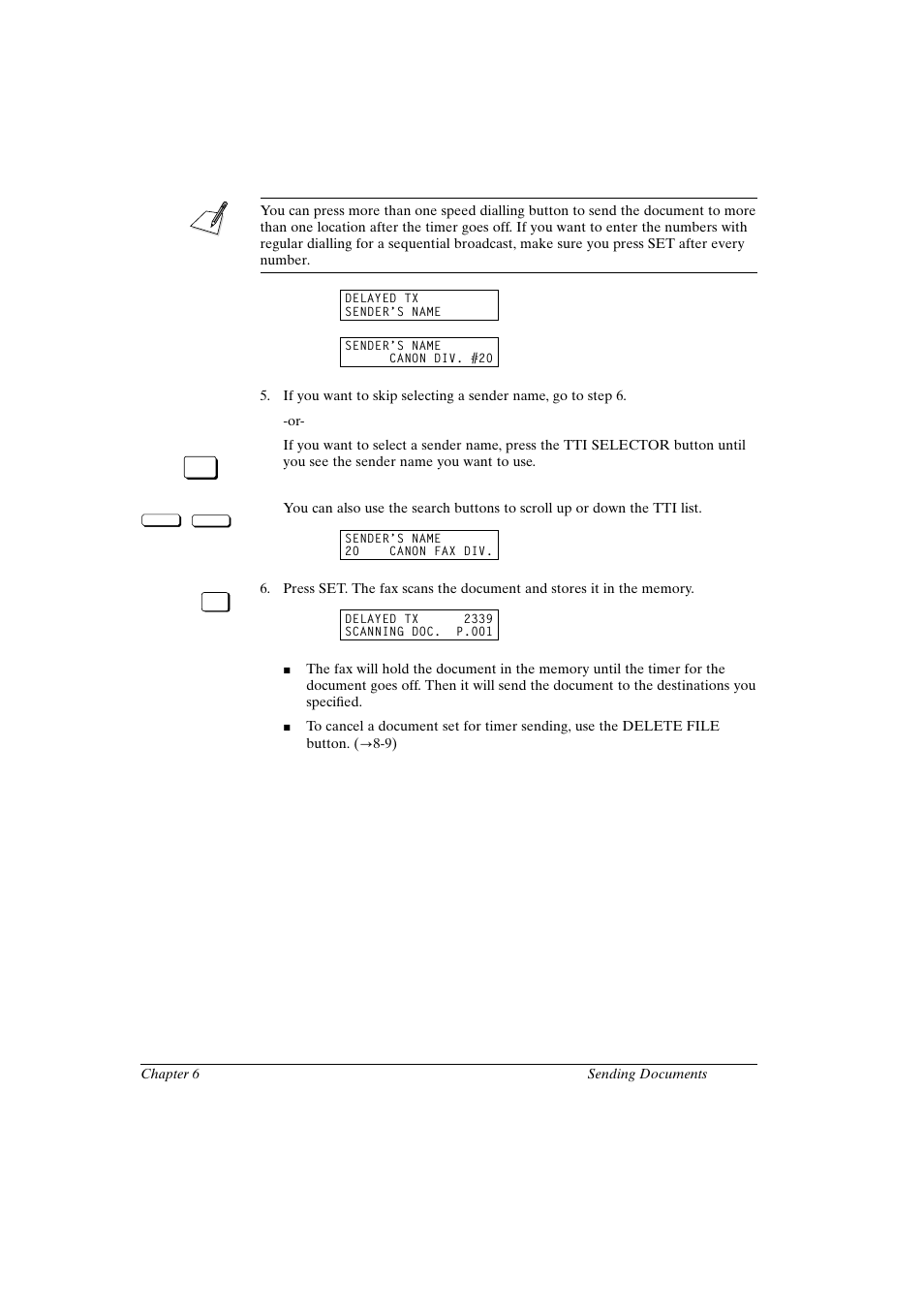 Canon FAX-L800 User Manual | Page 125 / 370