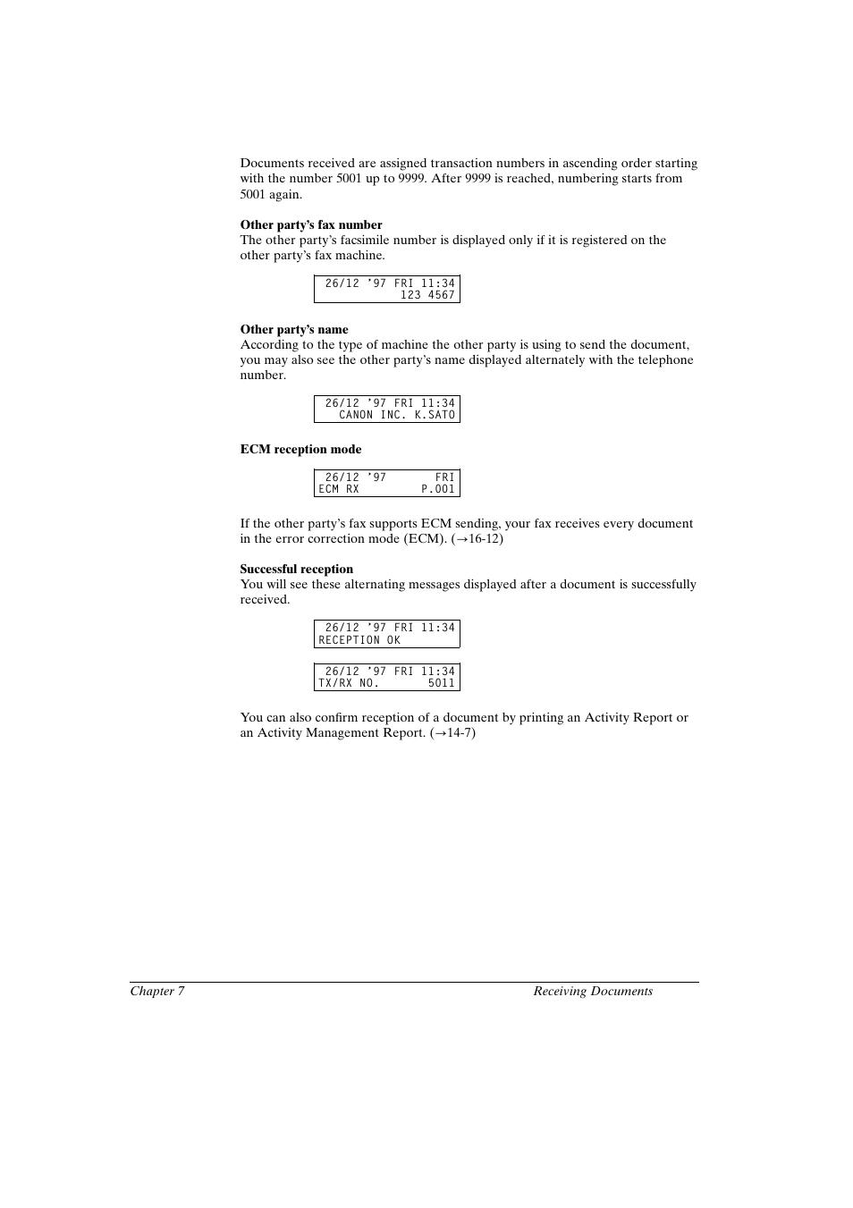 Canon FAX-L800 User Manual | Page 133 / 370