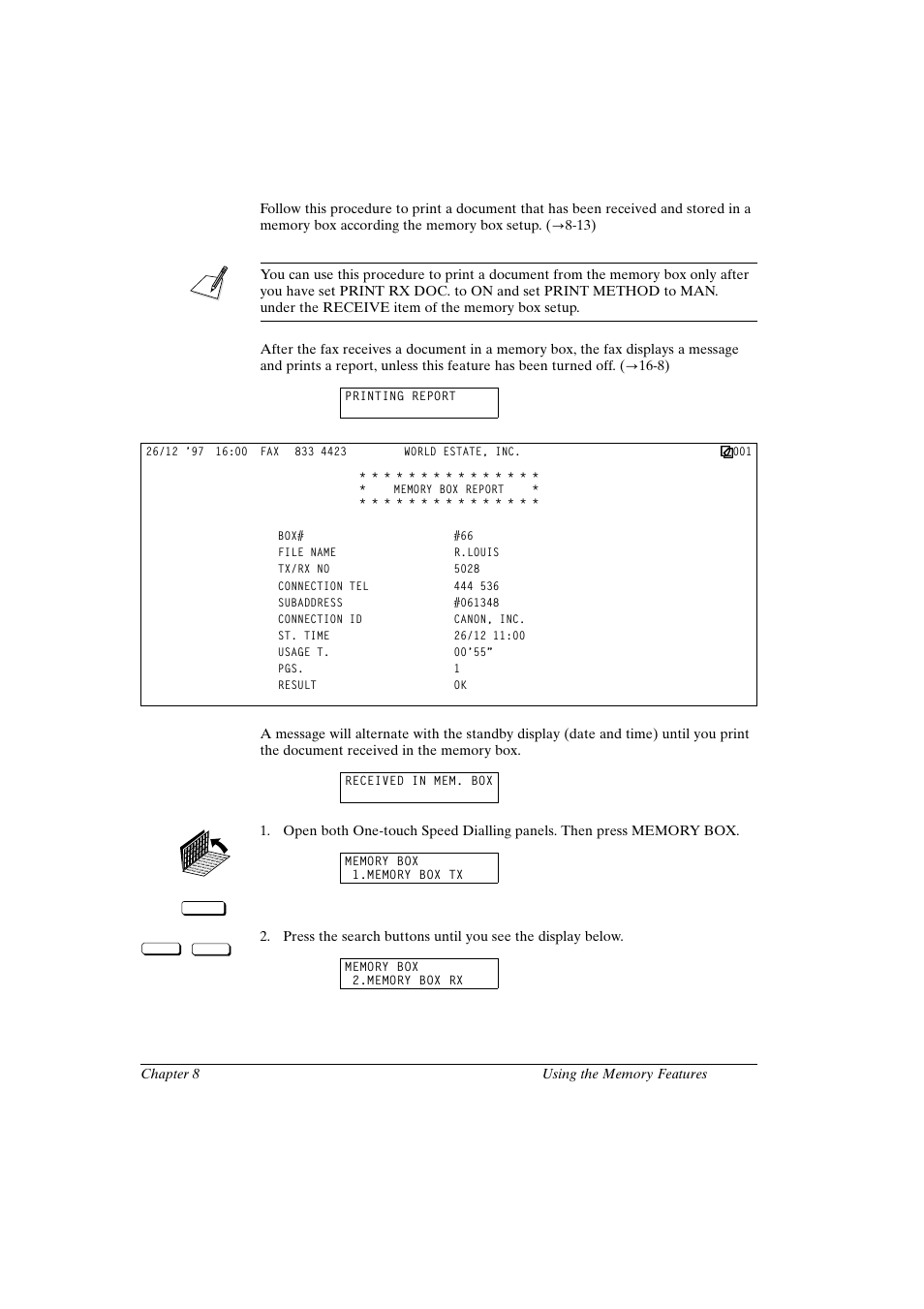 Canon FAX-L800 User Manual | Page 171 / 370