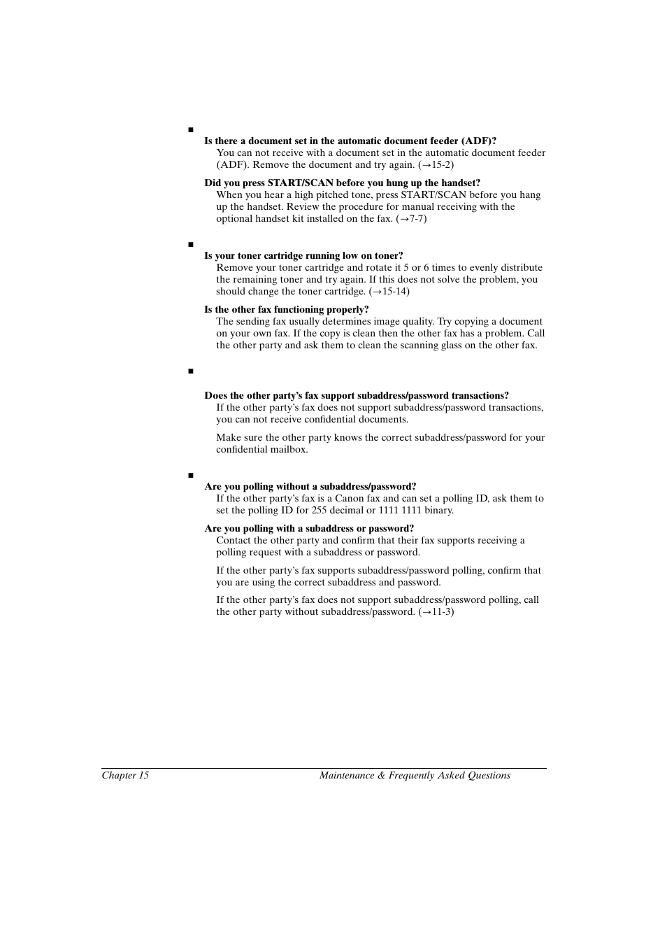 Canon FAX-L800 User Manual | Page 303 / 370