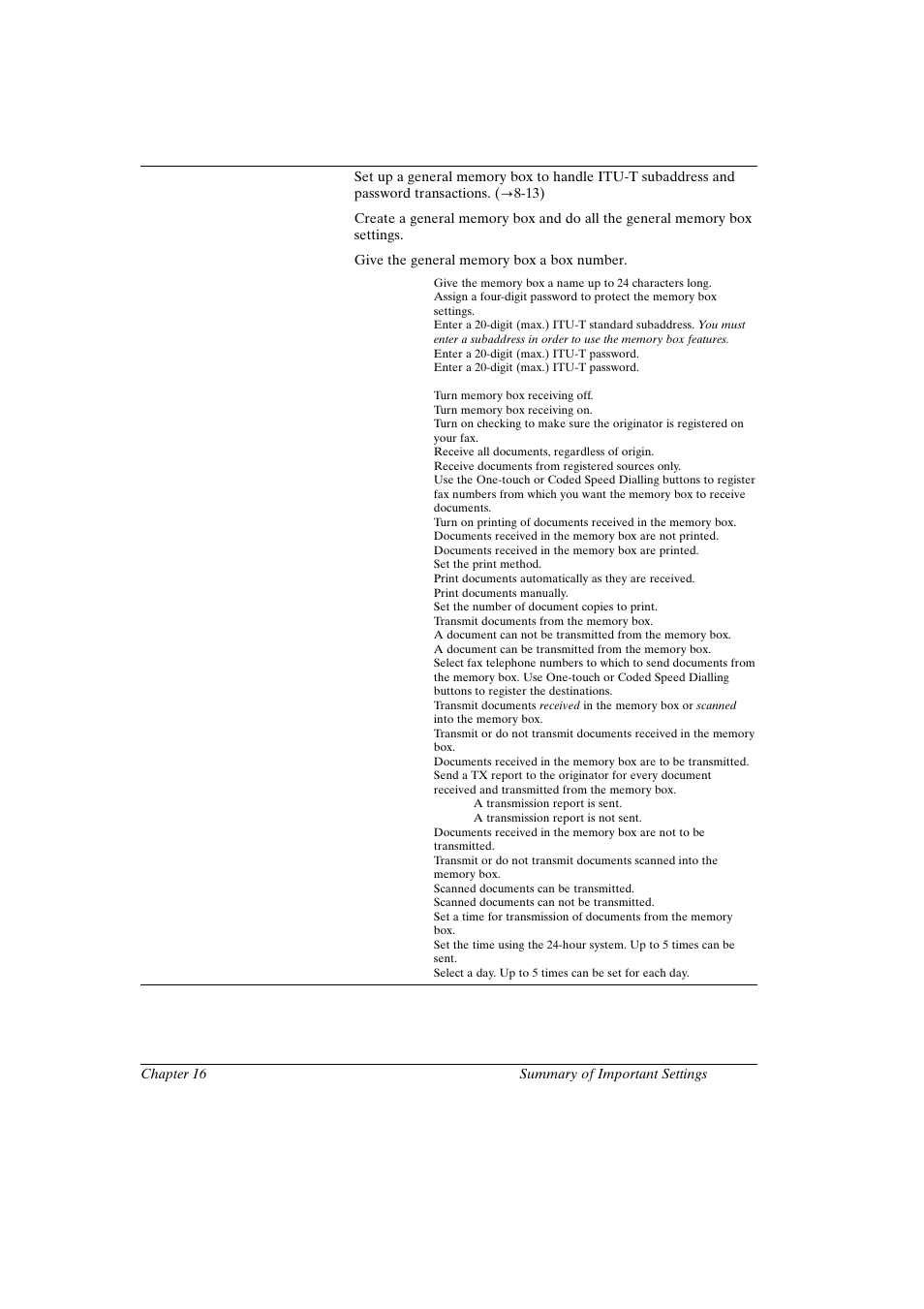 Canon fax-l800 user’s guide english | Canon FAX-L800 User Manual | Page 327 / 370