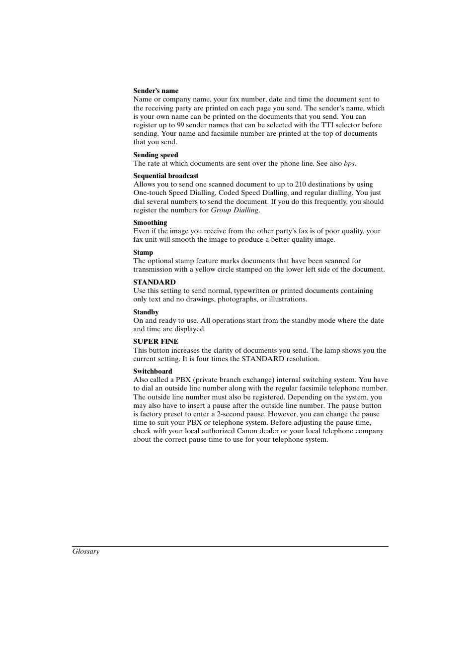 Canon FAX-L800 User Manual | Page 357 / 370