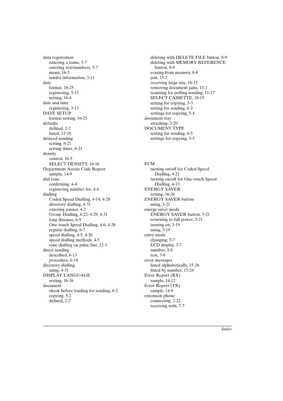 Canon FAX-L800 User Manual | Page 362 / 370