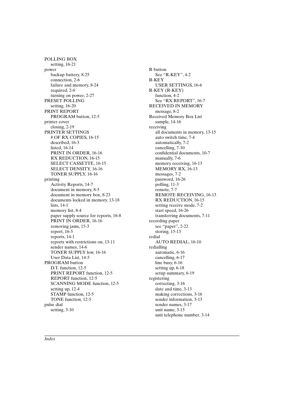 Canon FAX-L800 User Manual | Page 365 / 370