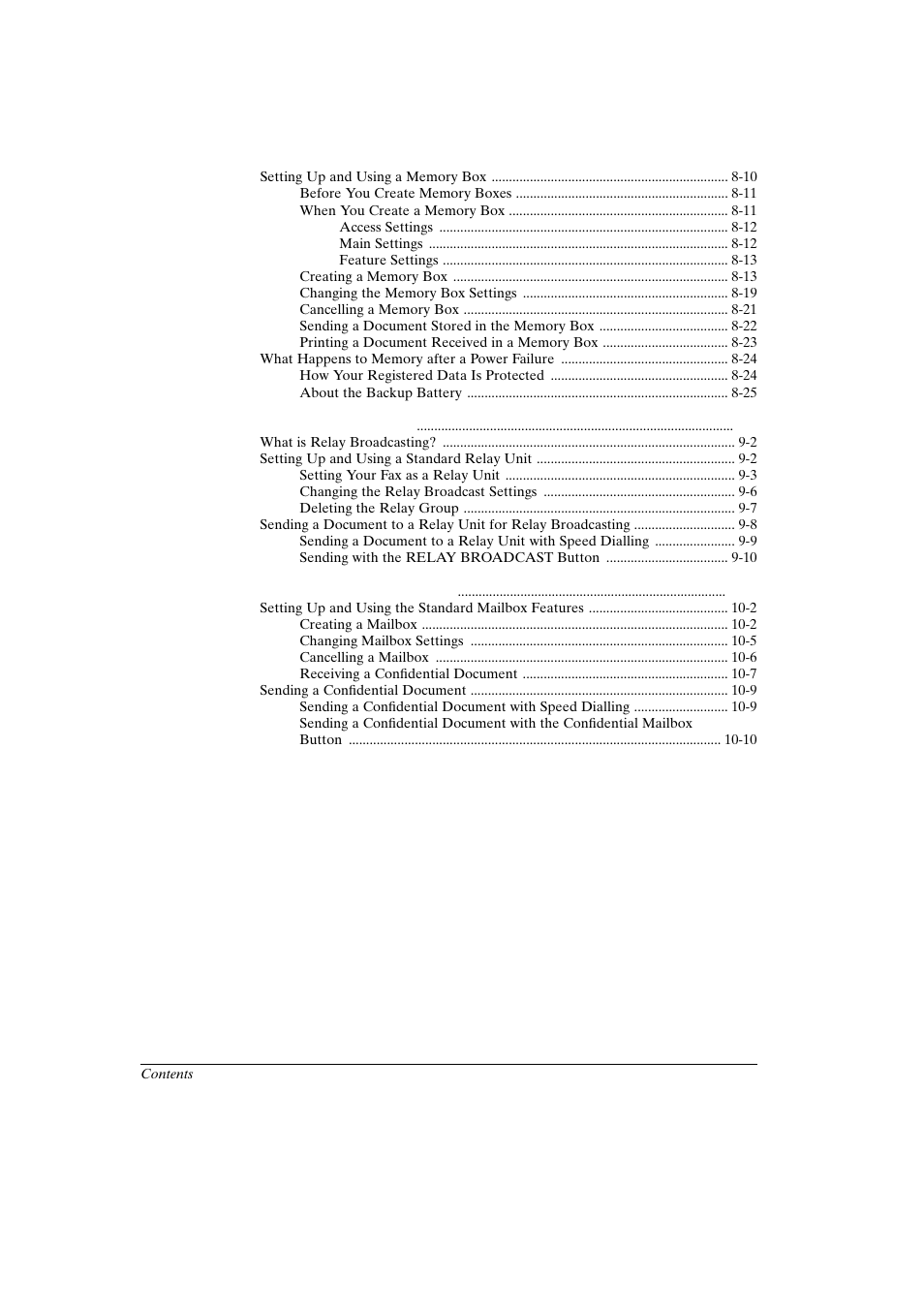 Canon FAX-L800 User Manual | Page 7 / 370