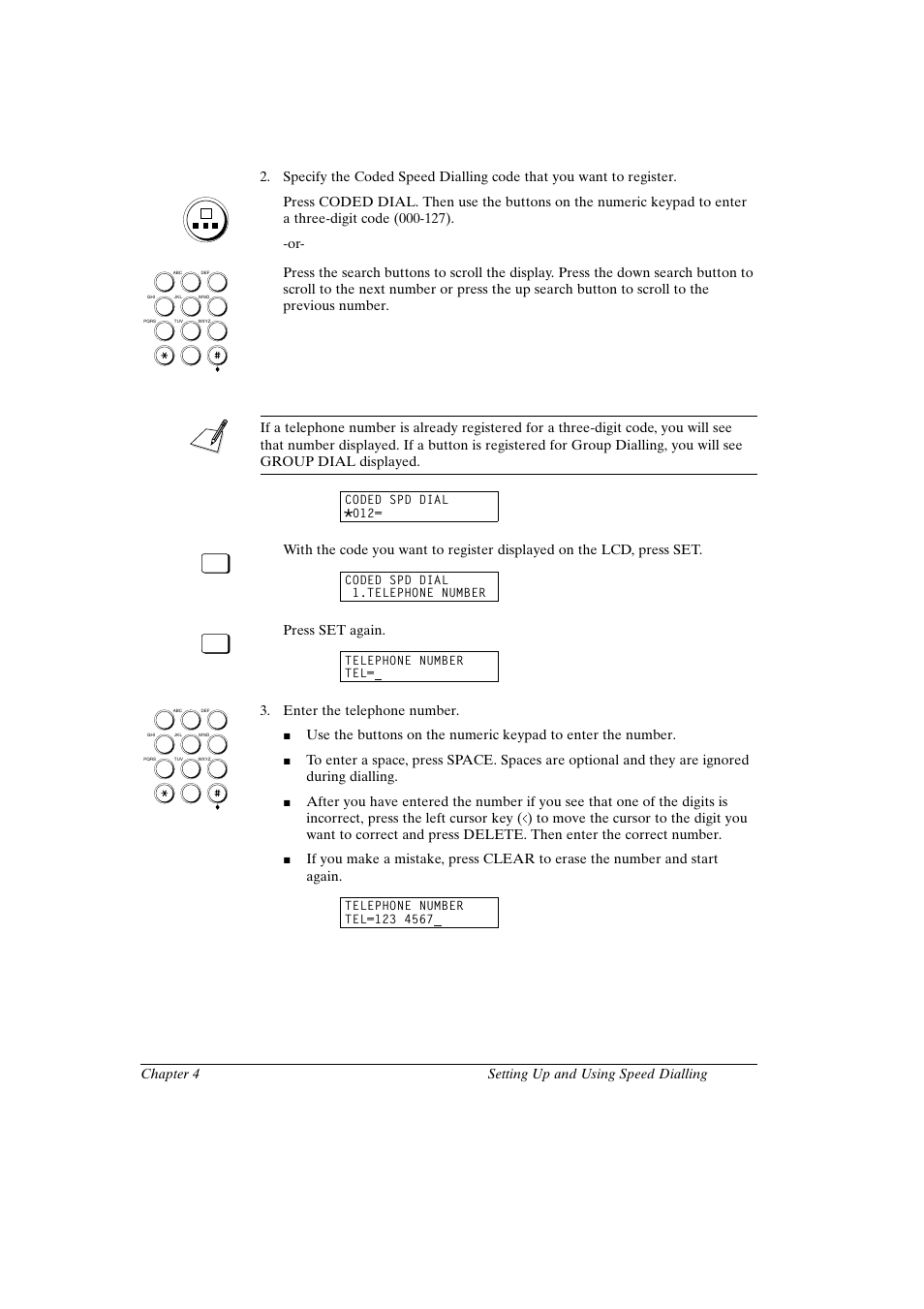 Canon fax-l800 user’s guide english, Press set again | Canon FAX-L800 User Manual | Page 79 / 370