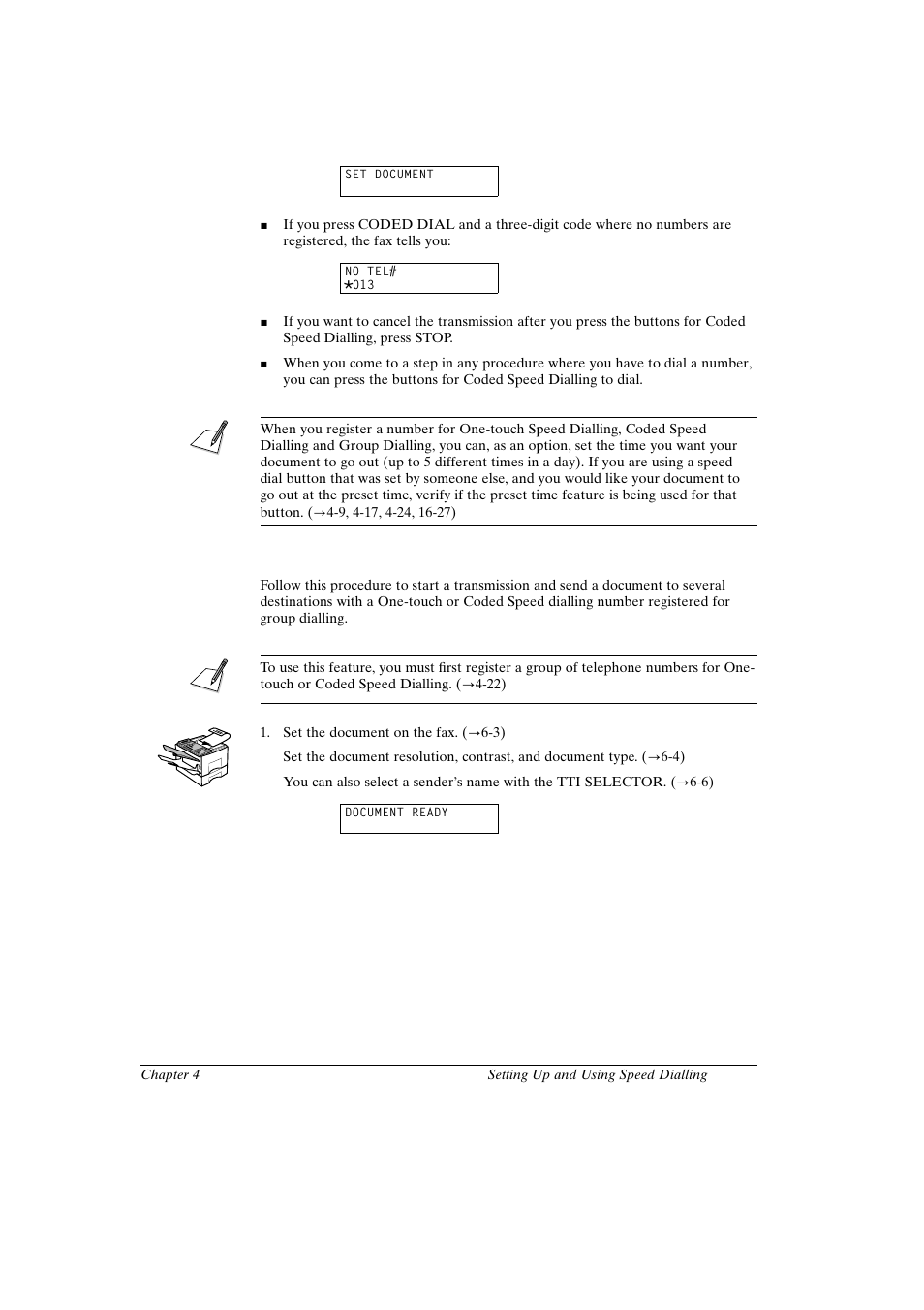 Using group dialling | Canon FAX-L800 User Manual | Page 93 / 370