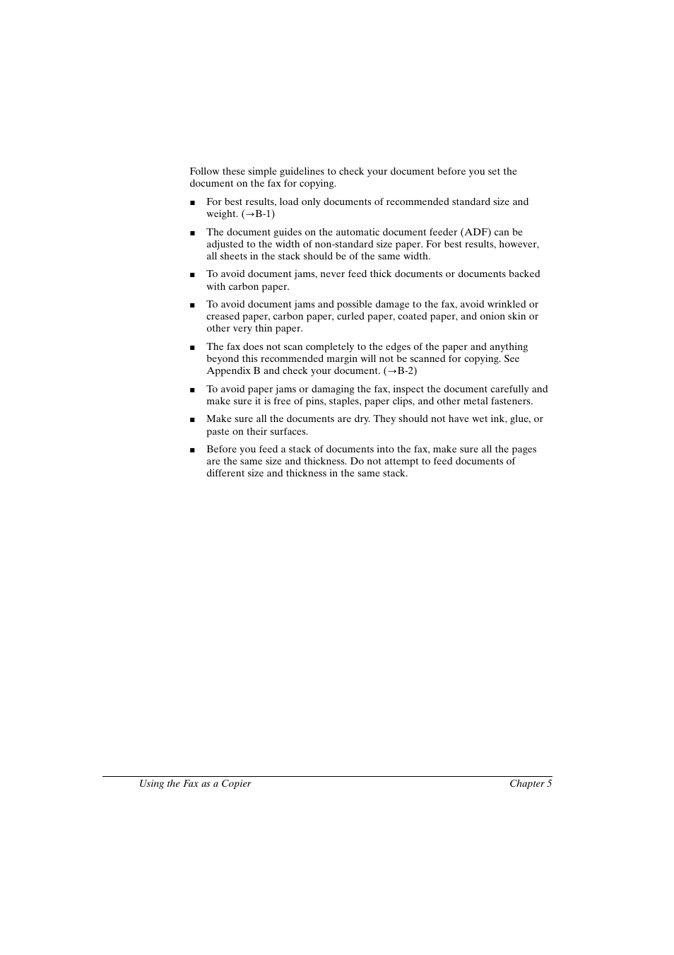 Preparing the document | Canon FAX-L800 User Manual | Page 98 / 370