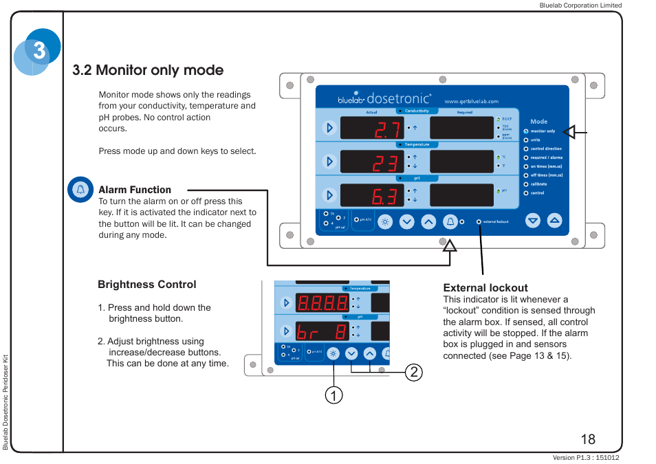 Bluelab Dosetronic Peridoser Kit User Manual | Page 22 / 43