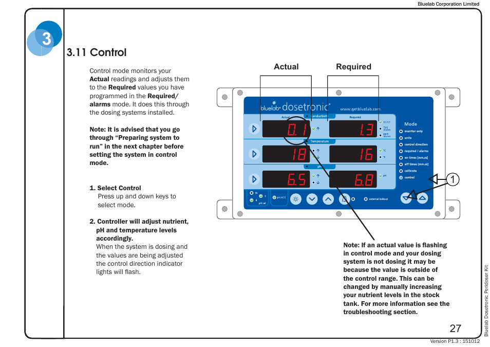 Bluelab Dosetronic Peridoser Kit User Manual | Page 31 / 43