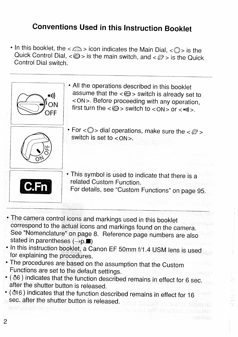 Canon EOS 1 V HS User Manual | Page 12 / 143