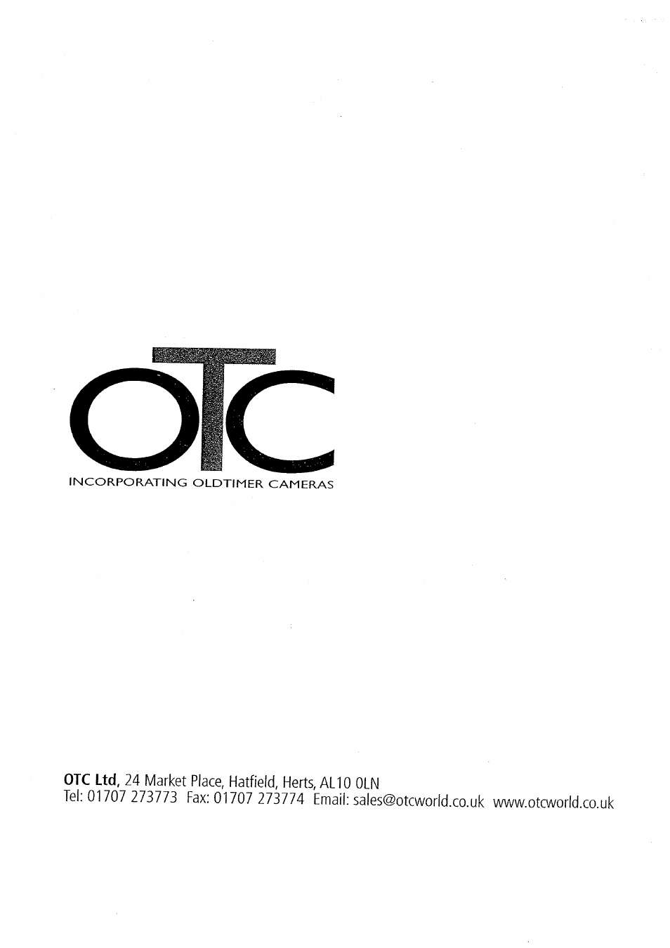 Otc ltd | Canon EOS 1 V HS User Manual | Page 143 / 143