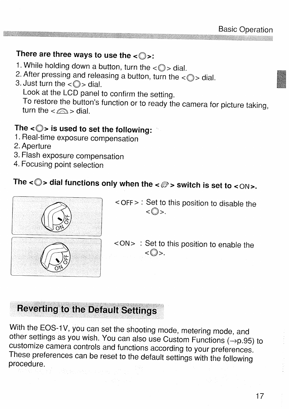 Canon EOS 1 V HS User Manual | Page 17 / 143