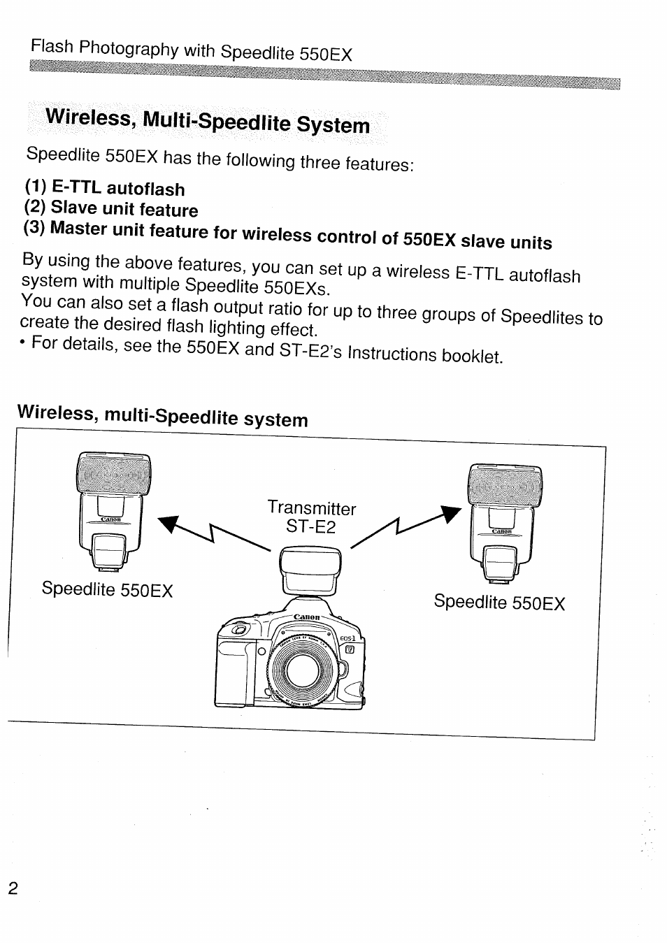 Wireless, multi-speedlite system | Canon EOS 1 V HS User Manual | Page 92 / 143