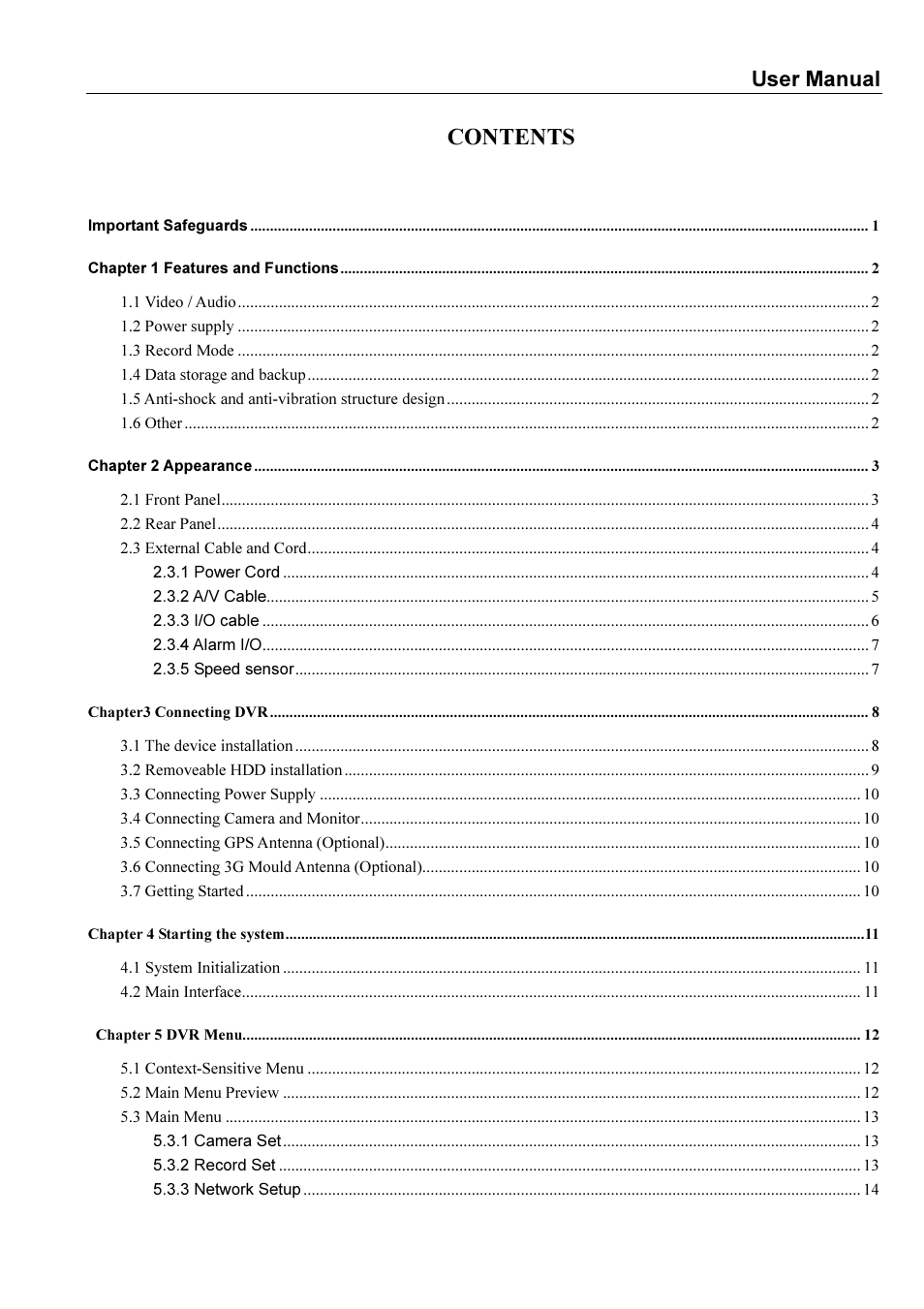 Bolide SVR9000s MO User Manual | Page 2 / 34