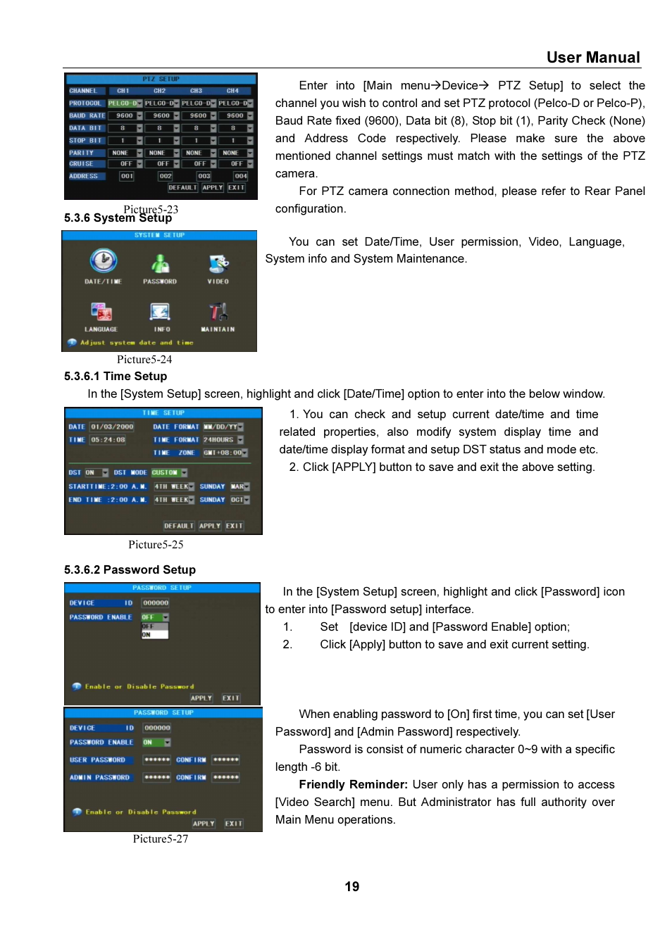 User manual | Bolide SVR9000s MO User Manual | Page 22 / 34