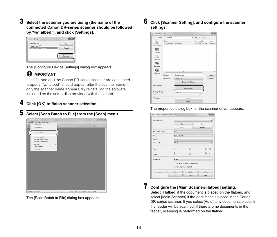 Canon Image Formula Flat Bed Scanner 201 User Manual | Page 18 / 29