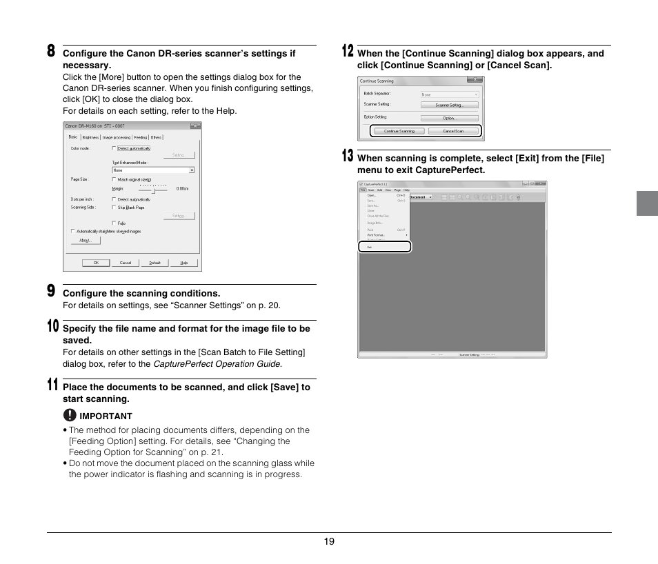 Canon Image Formula Flat Bed Scanner 201 User Manual | Page 19 / 29