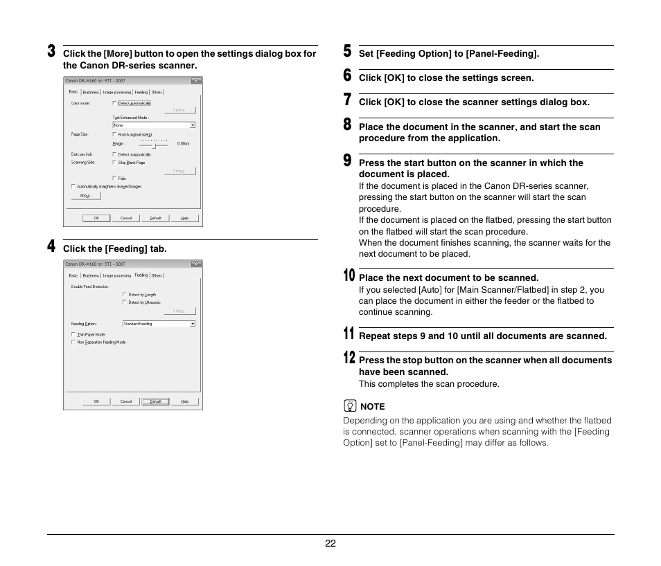 Canon Image Formula Flat Bed Scanner 201 User Manual | Page 22 / 29