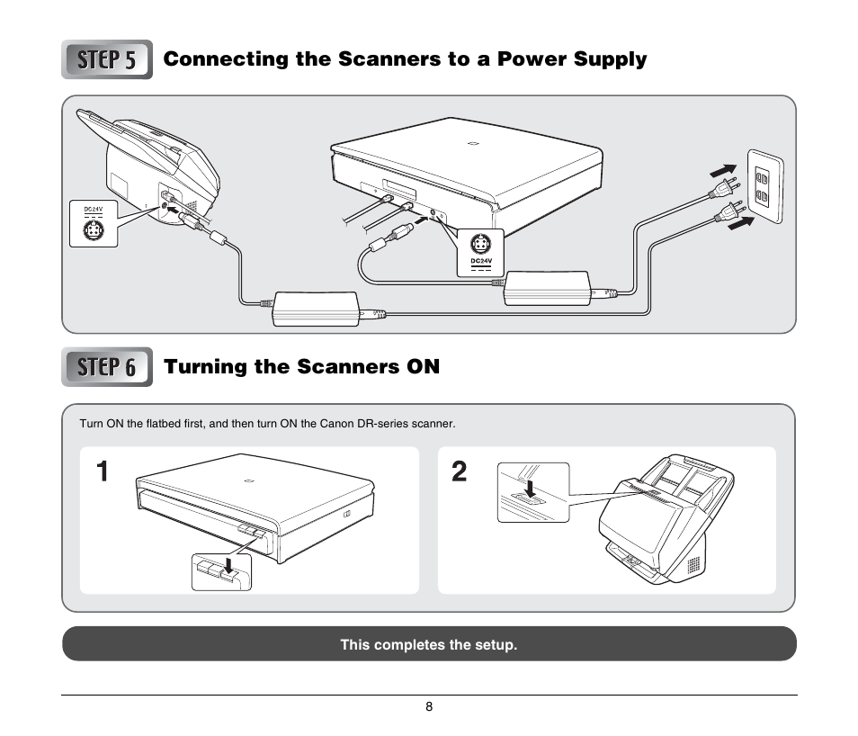 Canon Image Formula Flat Bed Scanner 201 User Manual | Page 8 / 29