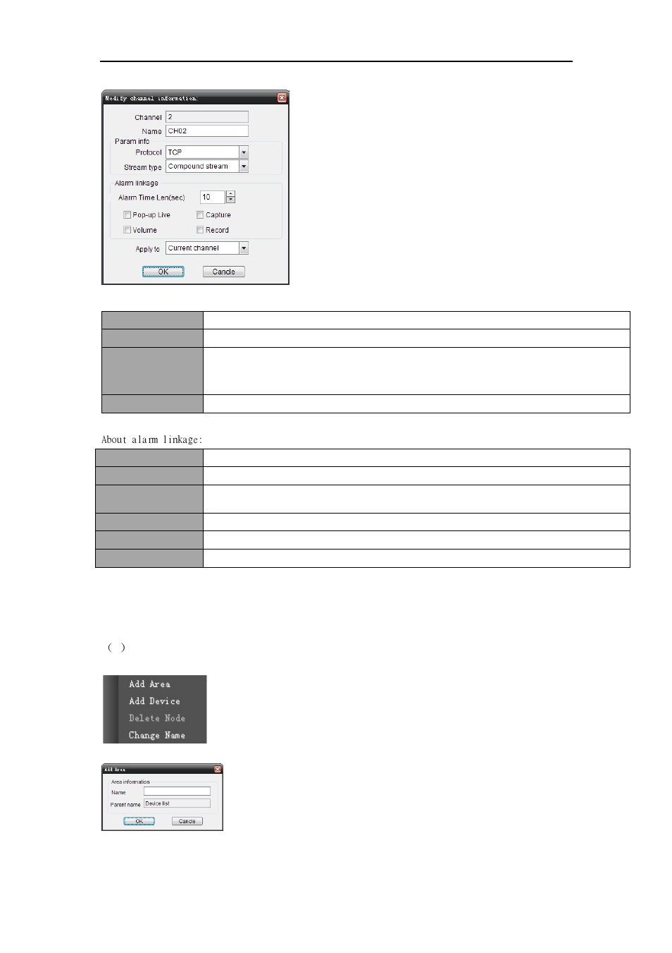 2 add area | Bolide Dvr Client User Manual | Page 11 / 45