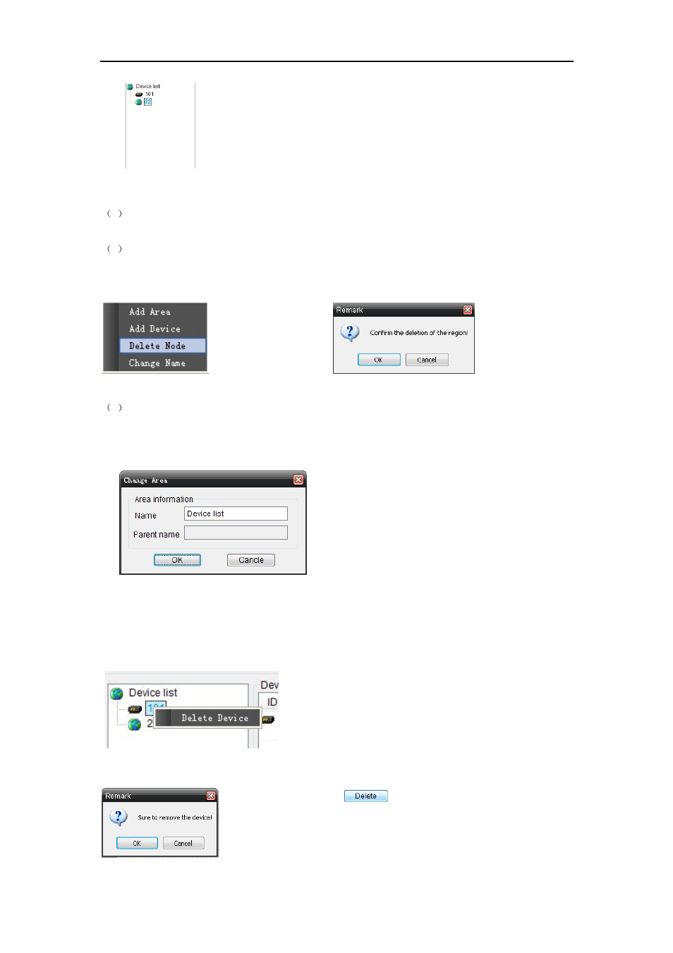 2 delete device | Bolide Dvr Client User Manual | Page 12 / 45